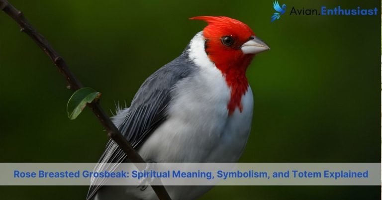 rose breasted grosbeak spiritual meaning symbolism and totem