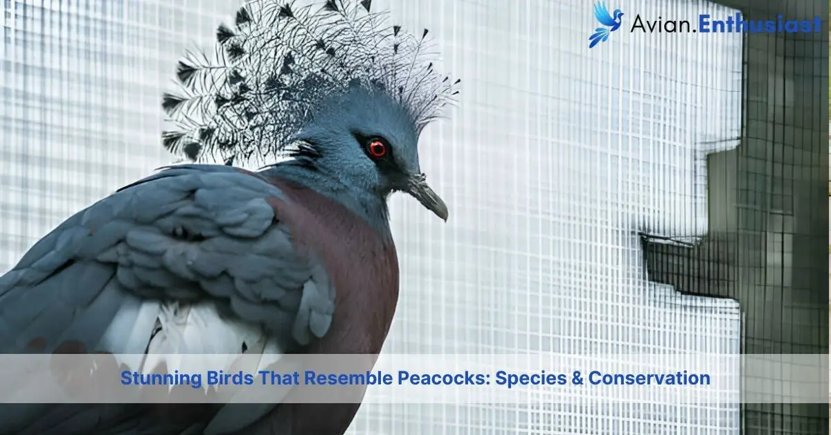 birds that look like peacocks