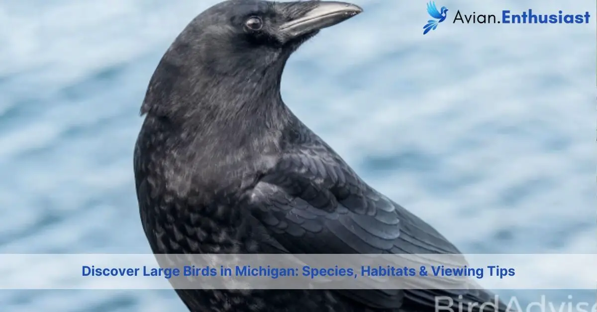 large birds in michigan