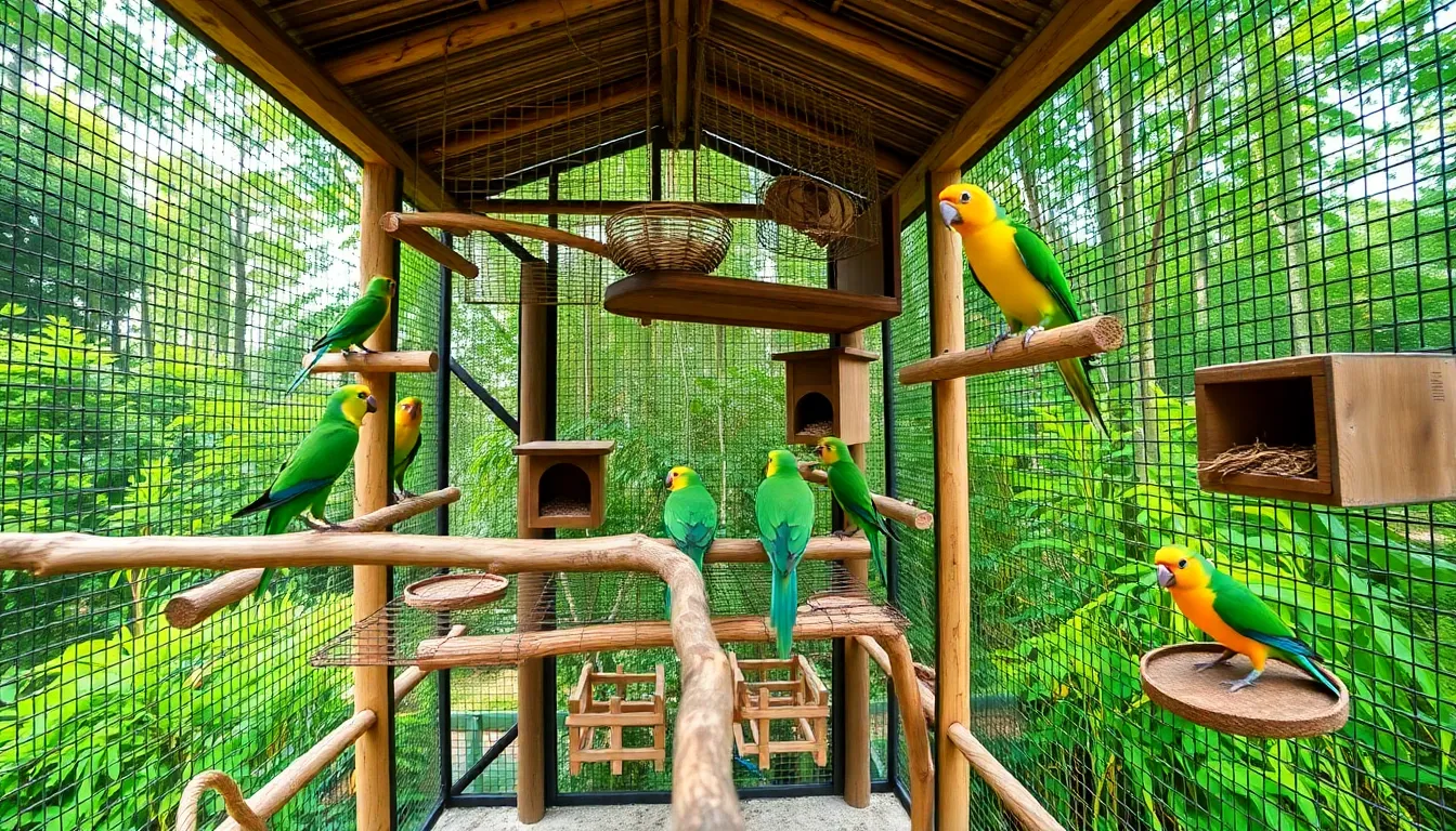 1 bird enclosure