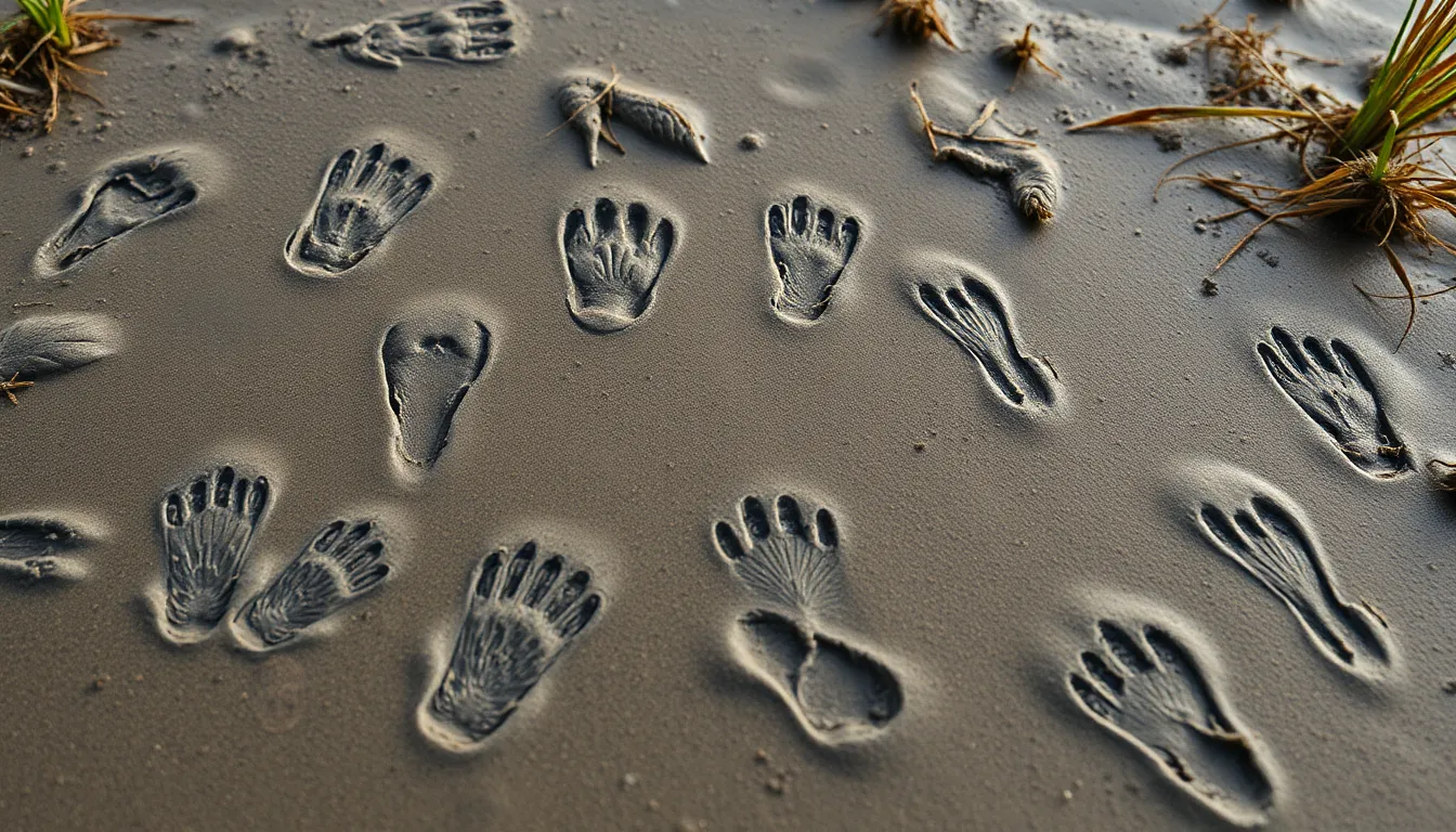 1 bird footprint