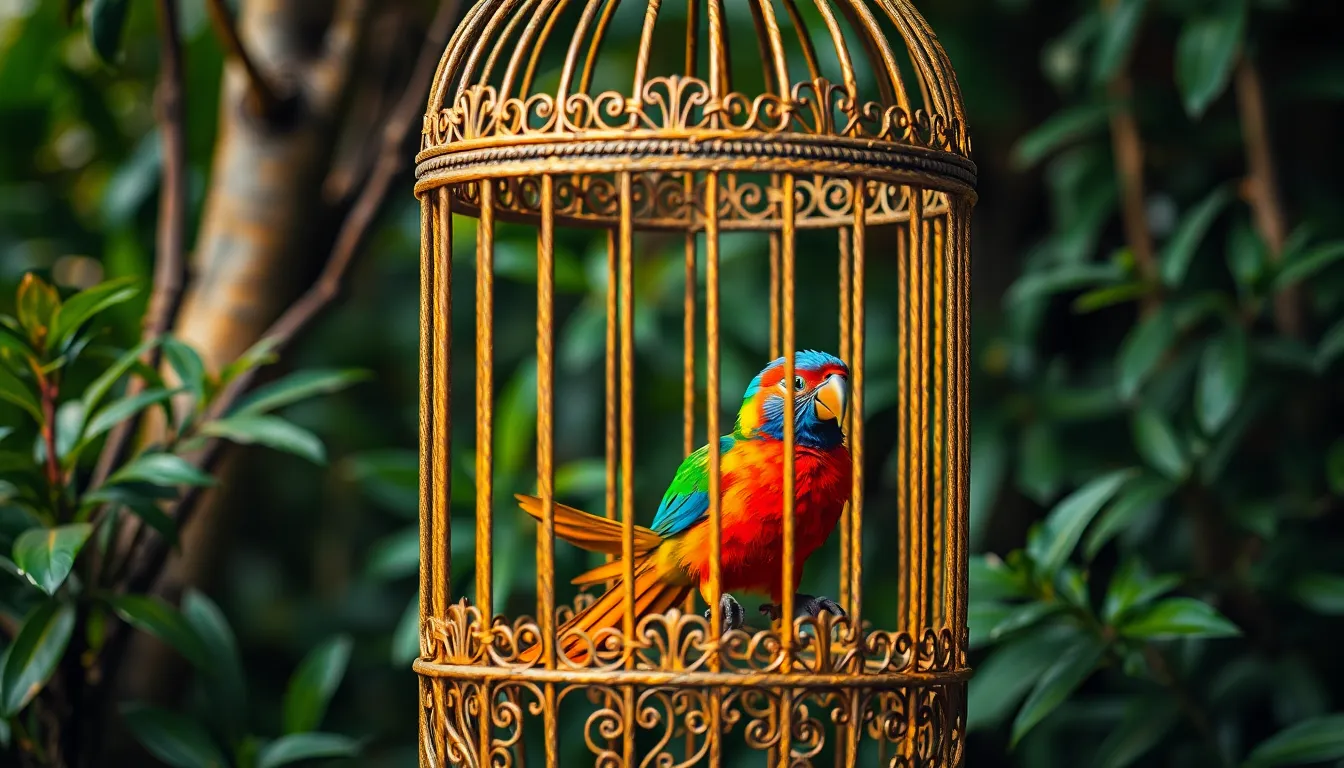 Bird in a Cage: The Powerful Symbolism That Captivates Literature and Art 2 1 bird in a cage