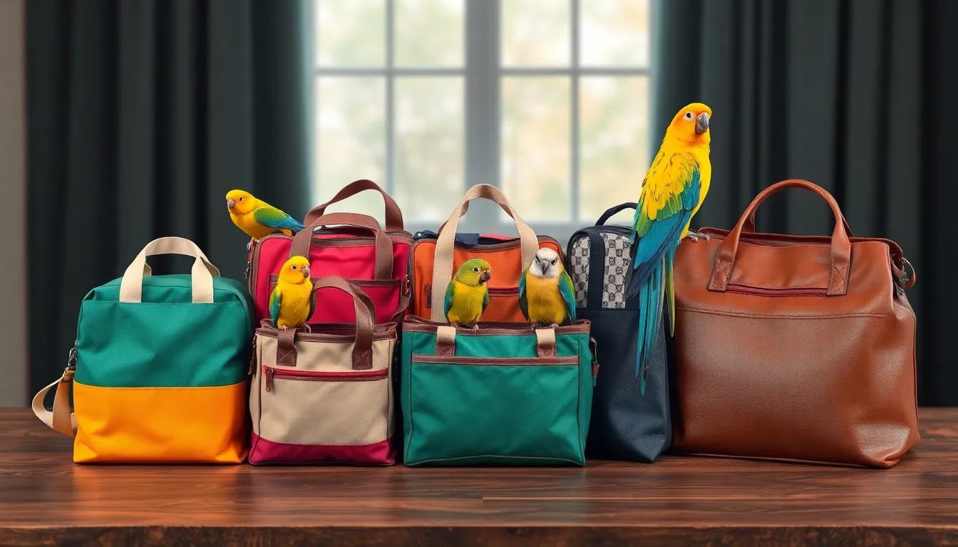 1 bird in bag