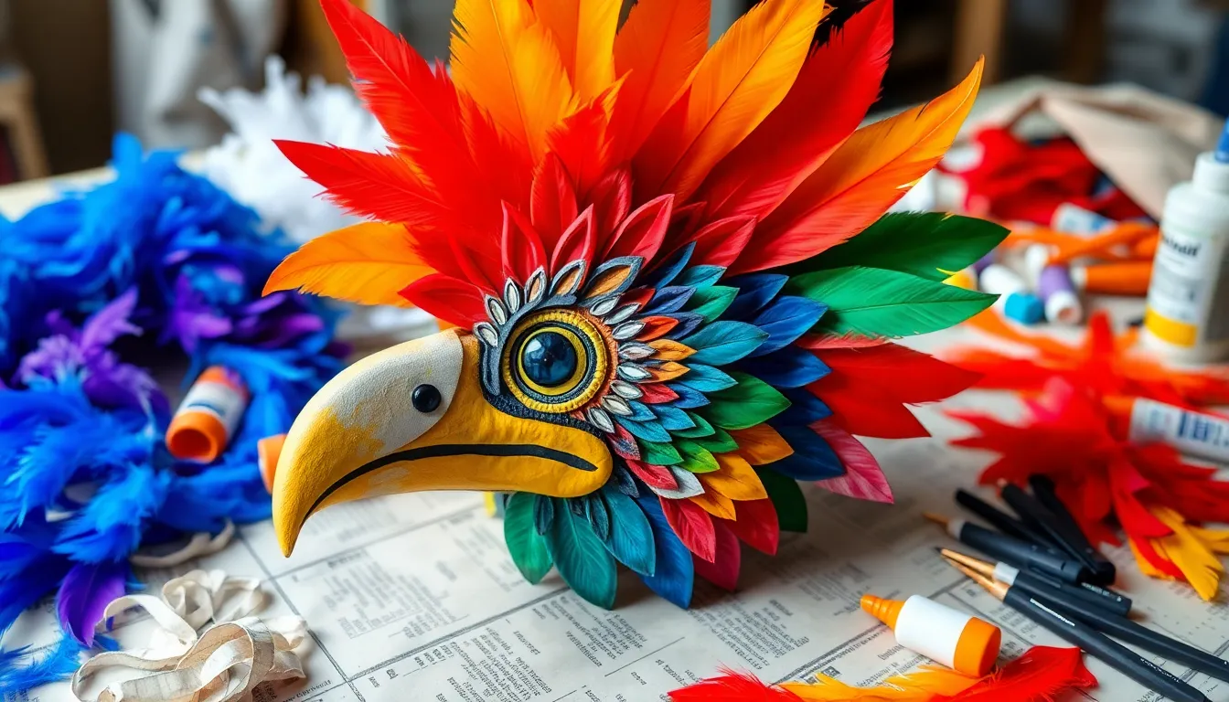 1 bird mask