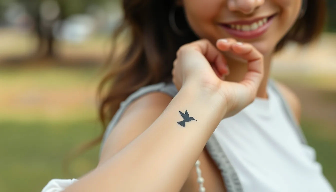 1 bird silhouette tattoos