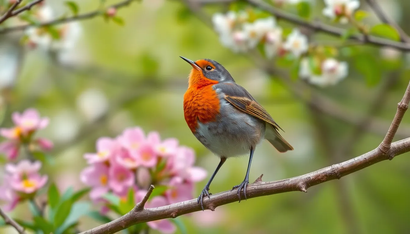 1 bird singing