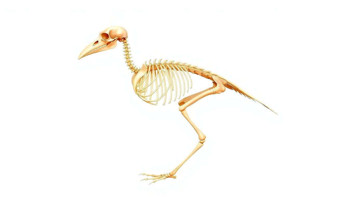 1 bird skeleton