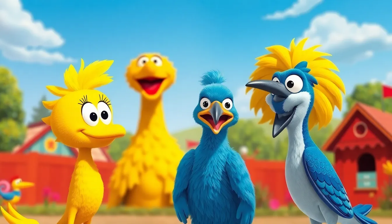 1 cute bird cartoon