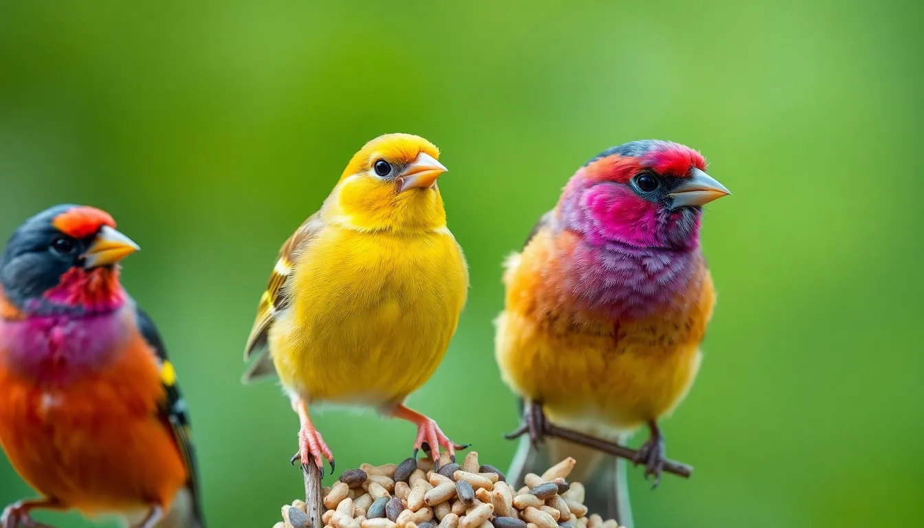 1 finches bird