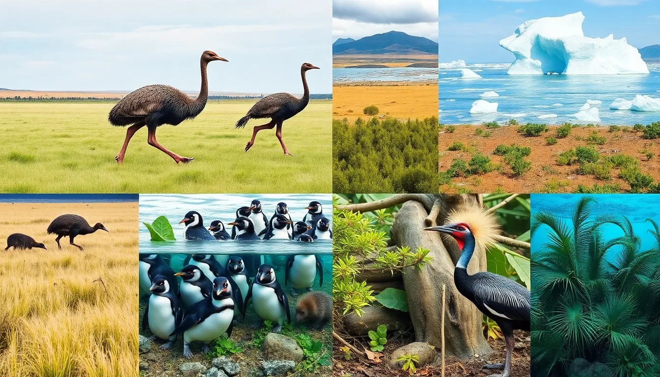 1 flightless bird