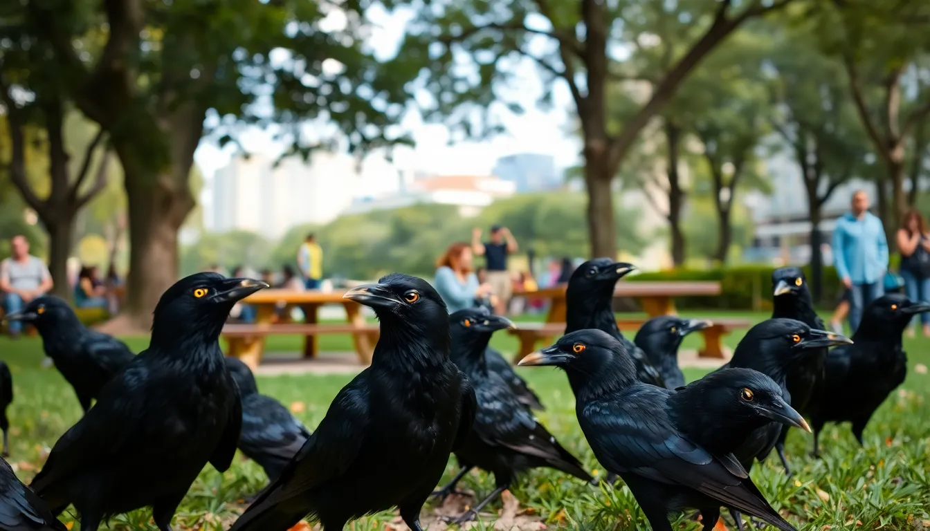 1 grackle bird