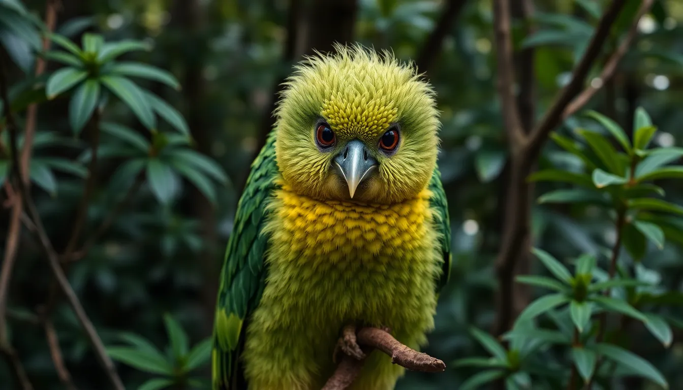1 kakapo bird