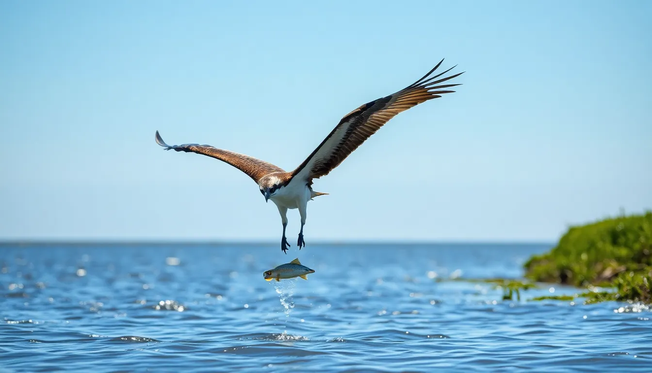 1 osprey bird