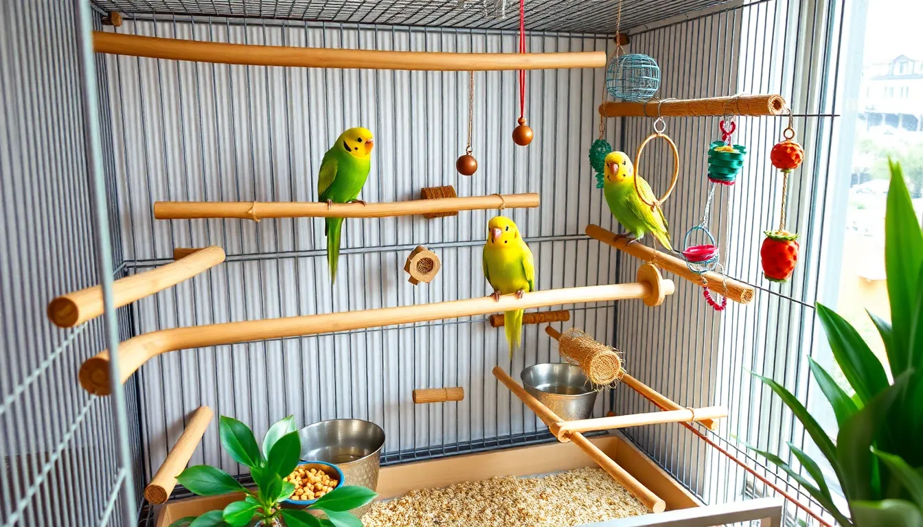 1 parakeet bird