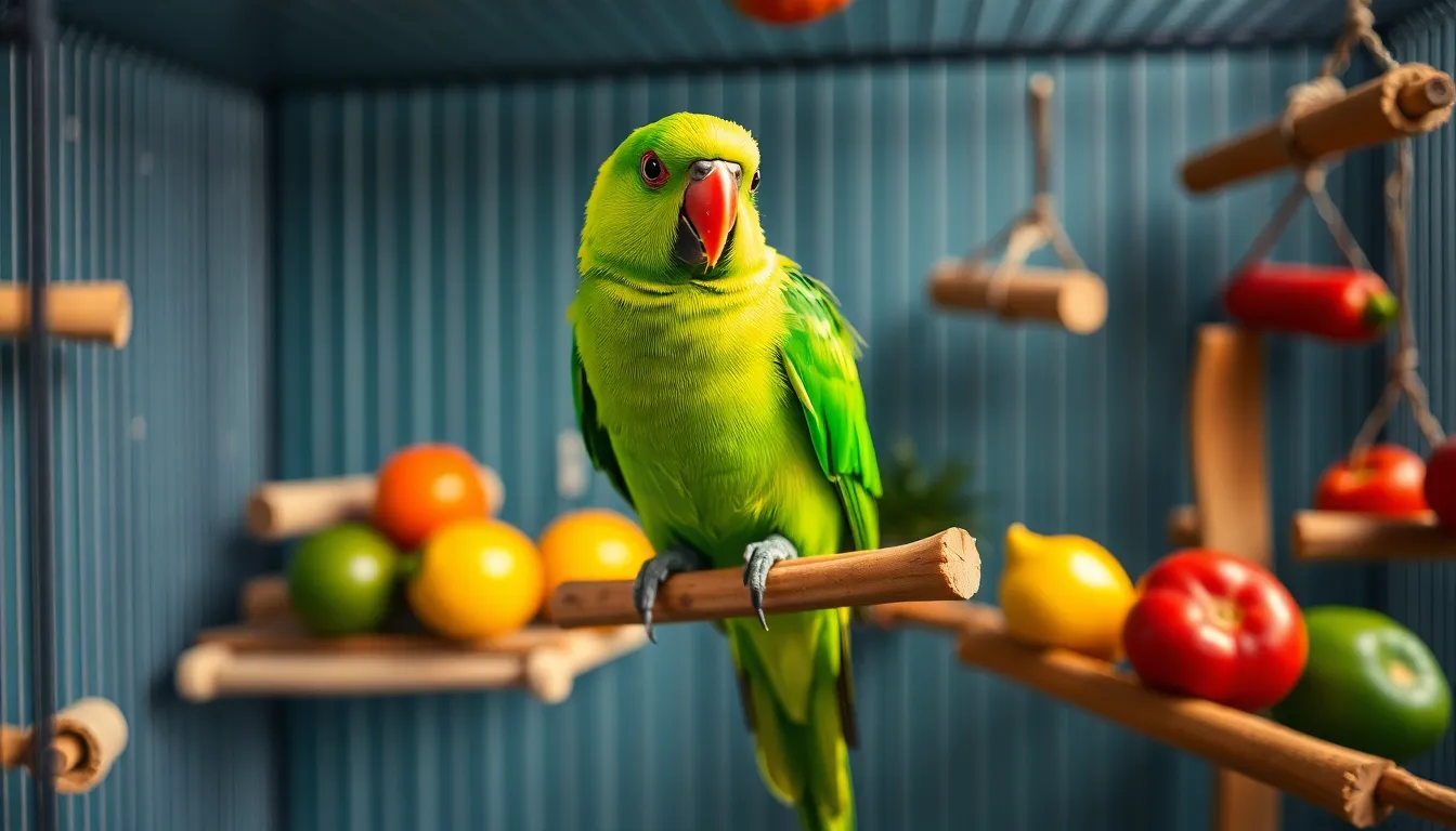 1 parrot bird