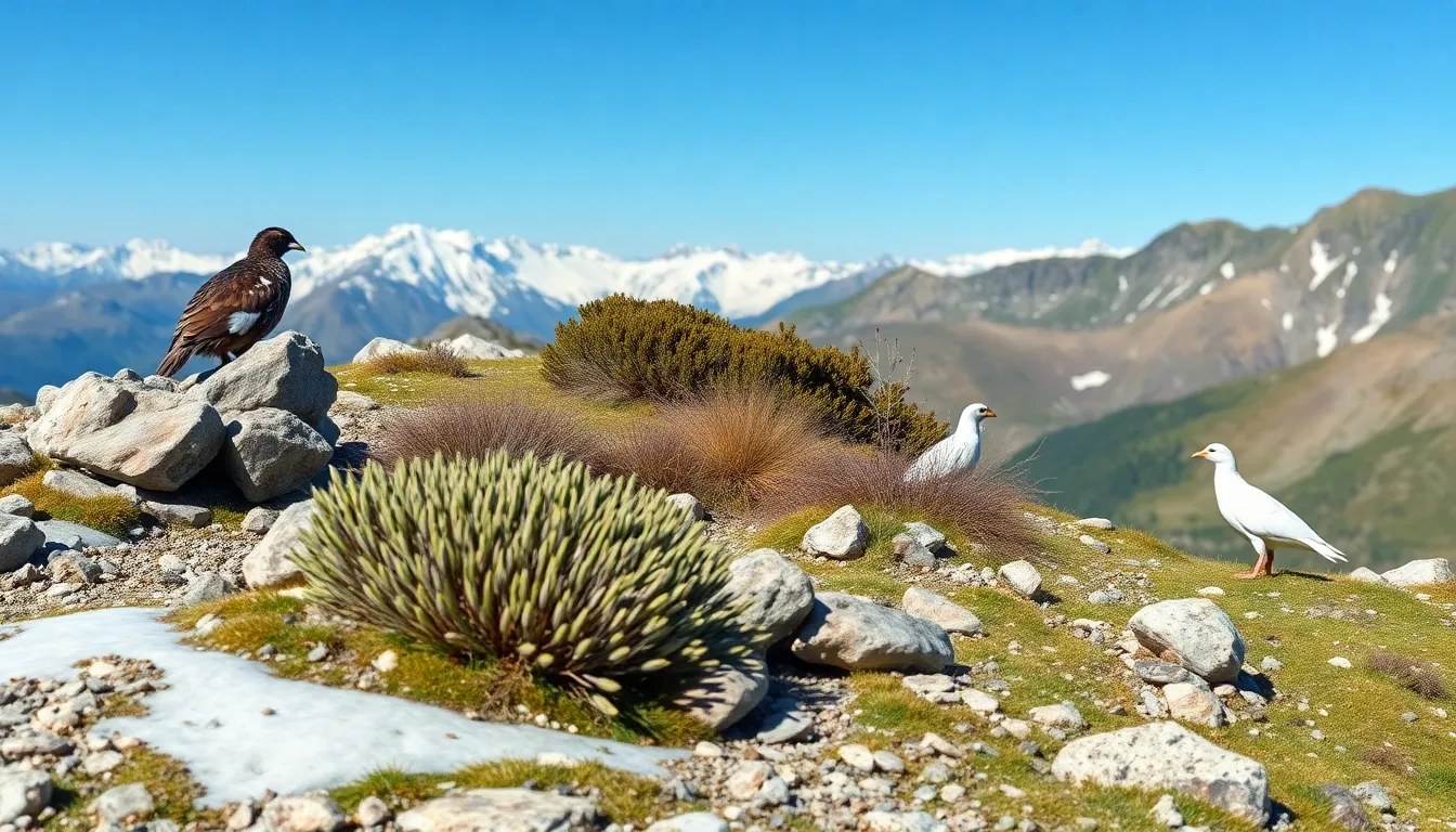 1 ptarmigan bird