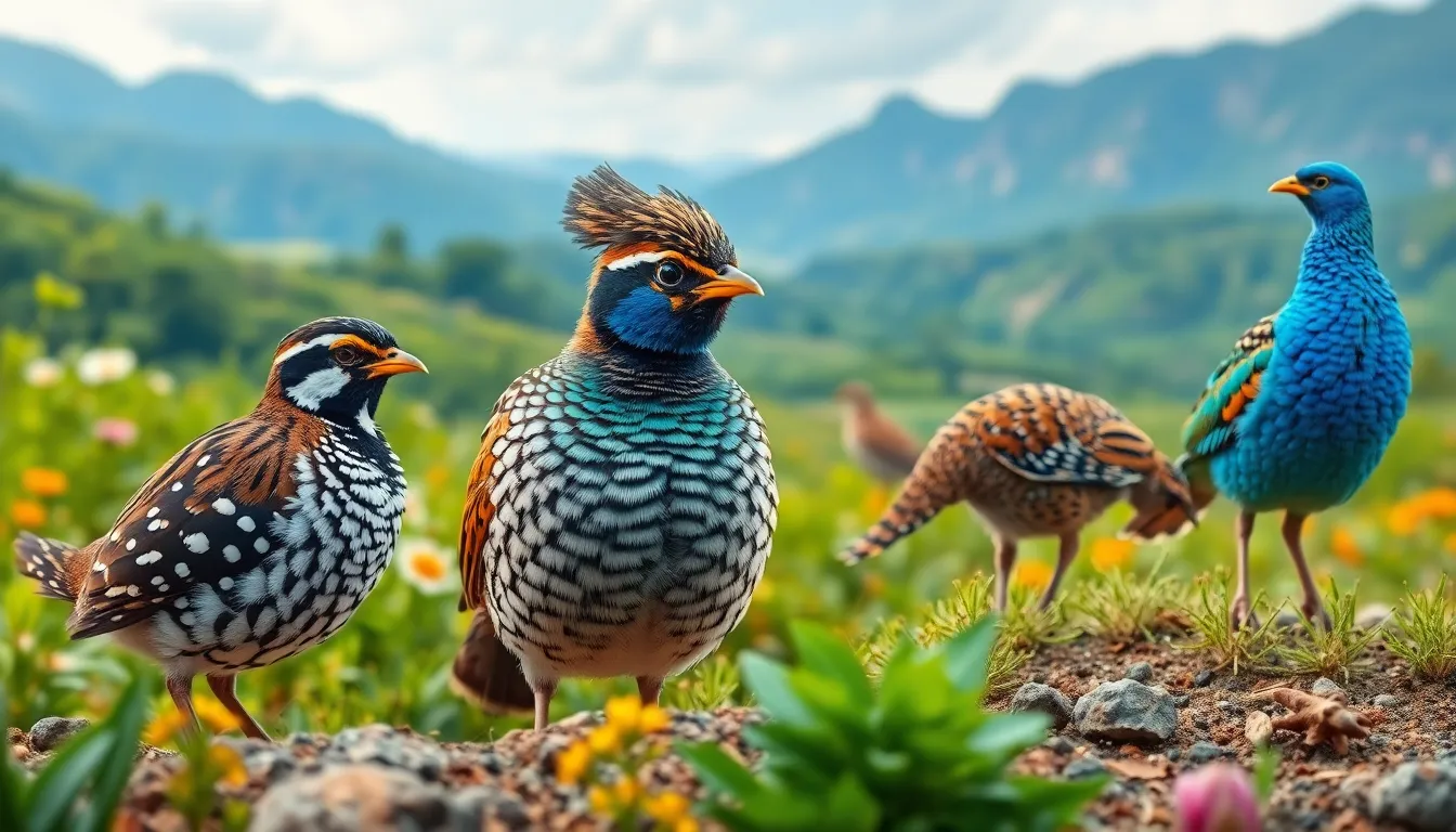 1 quail bird