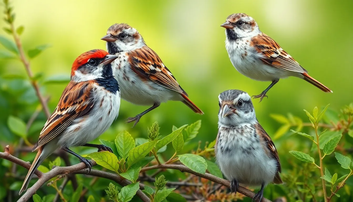 1 sparrow bird
