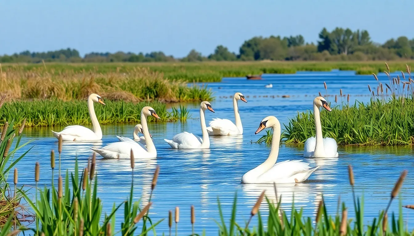 1 swan bird