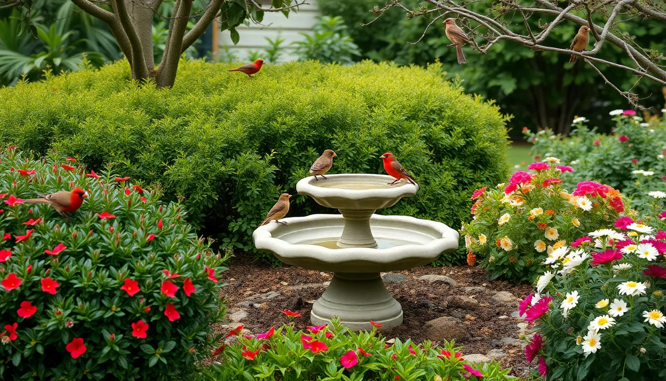 2 bird bath
