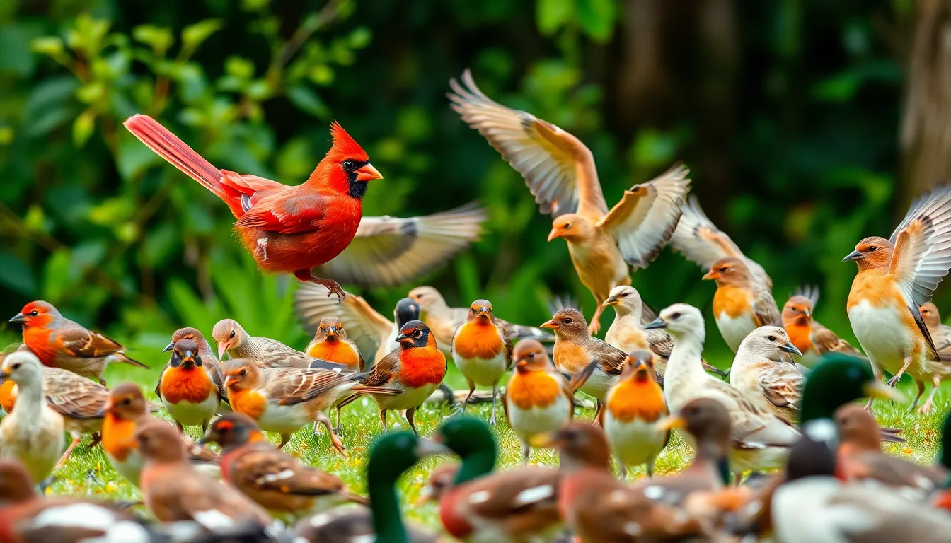 2 bird dancing