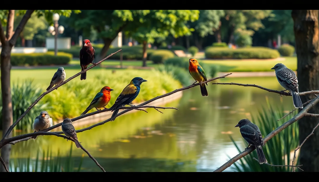 2 bird on branch