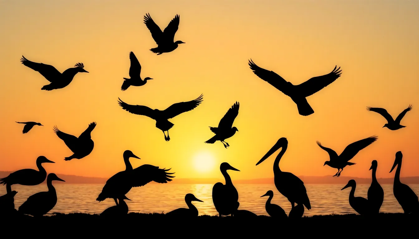 Ultimate Guide to Bird Silhouette Identification: Spot Every Species Like a Pro 3 2 bird silhouette