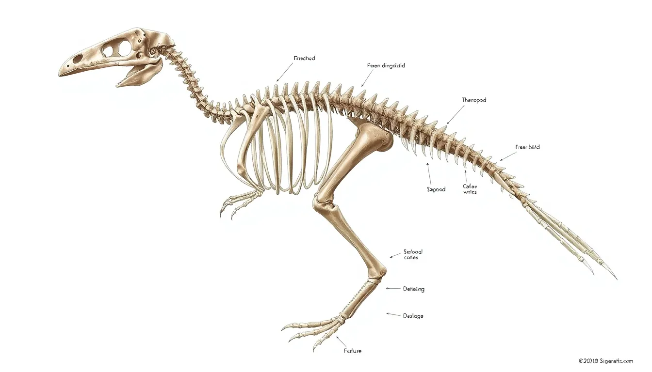 2 bird skeleton