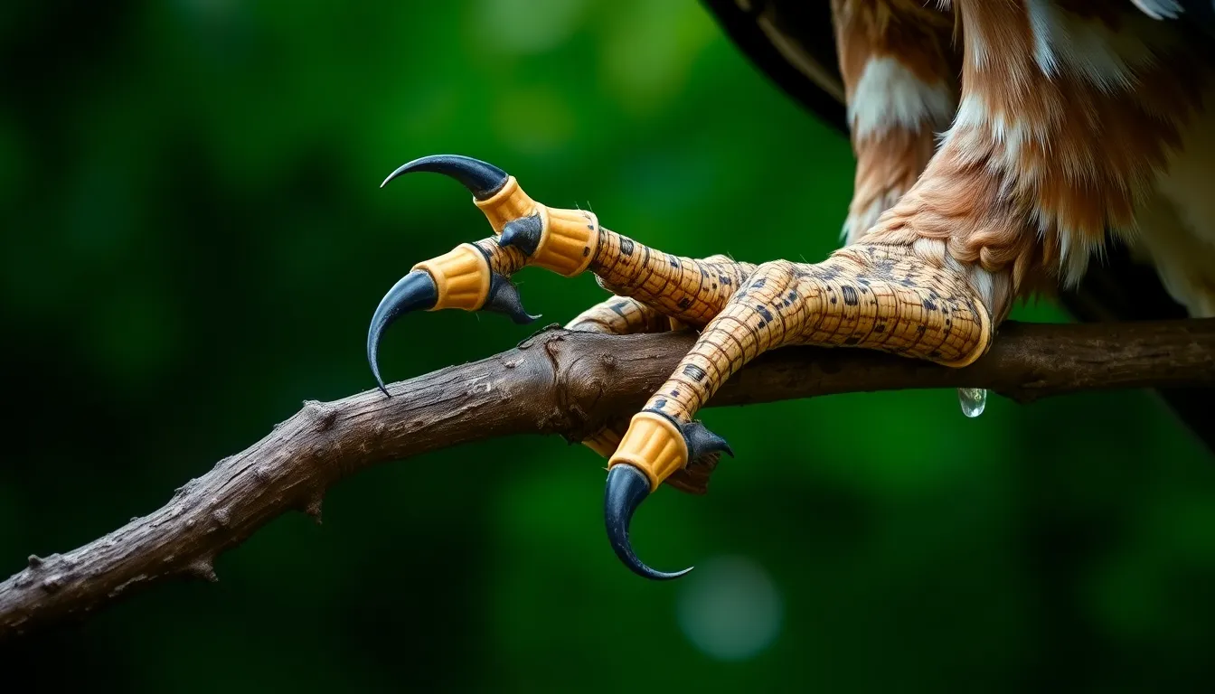 2 bird talons