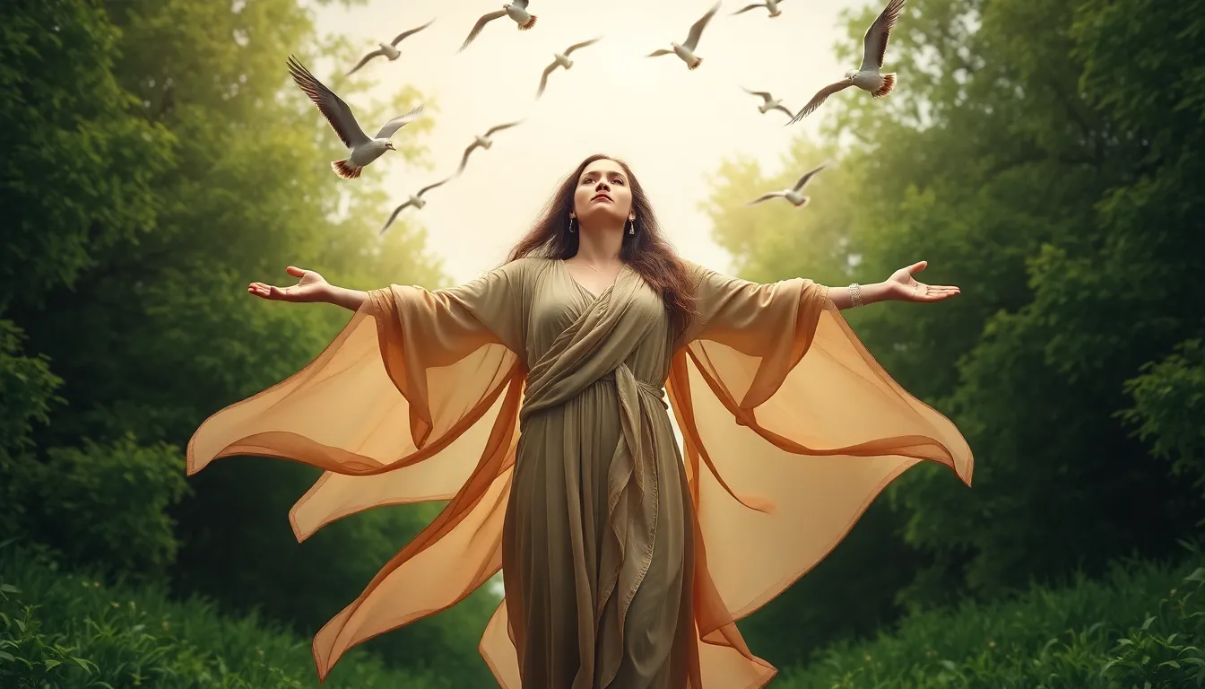 2 bird woman
