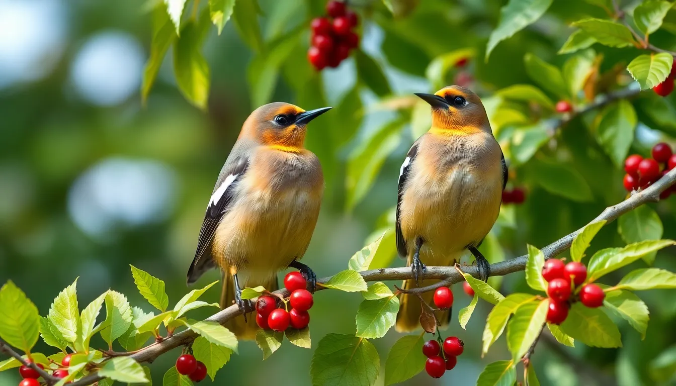 Cedar Waxwing Bird: The Complete Guide to North America's Fruit-Loving Songbird 3 2 cedar waxwing bird