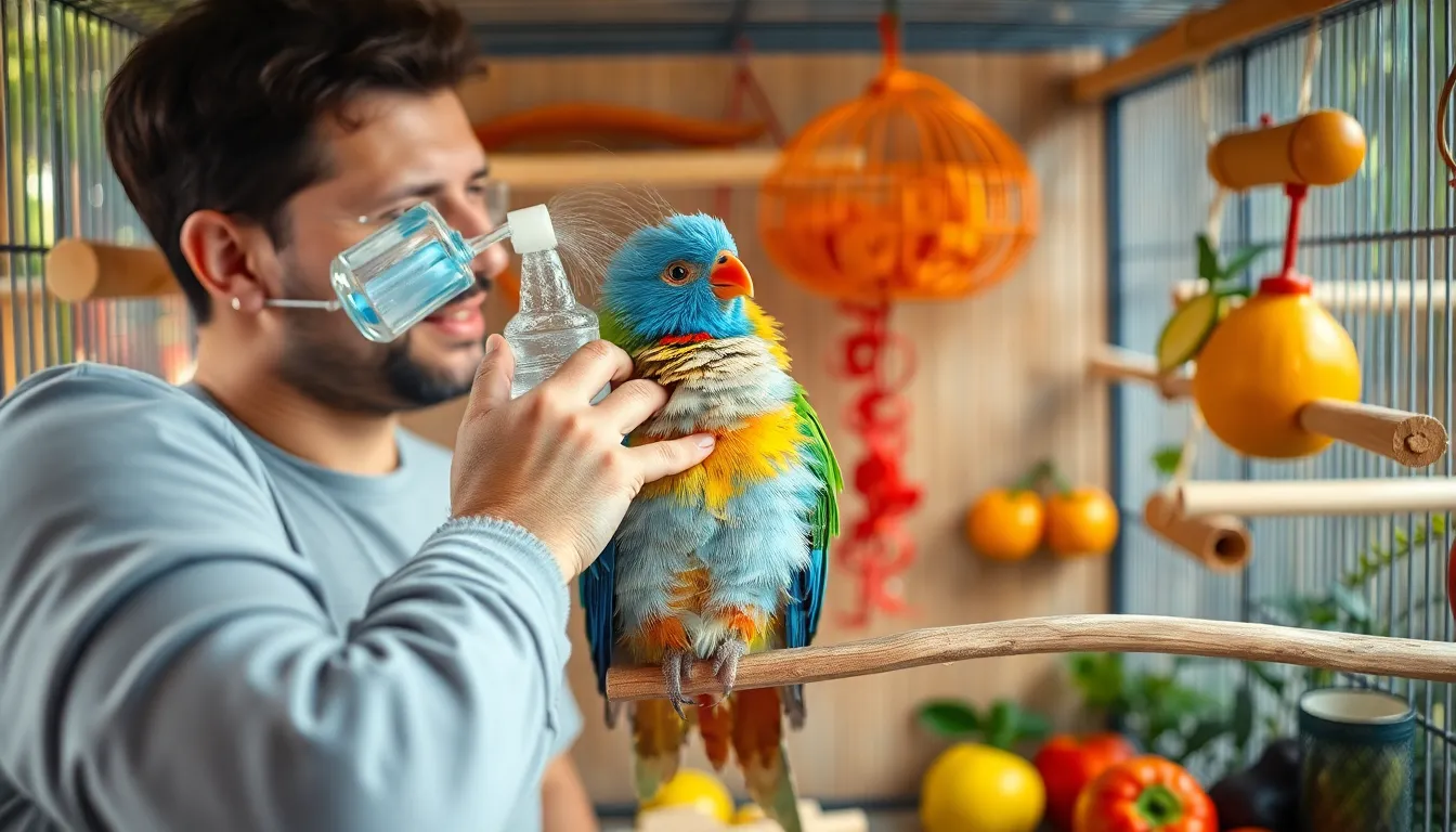 2 fluffy bird