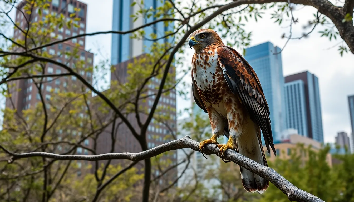 2 hawk bird
