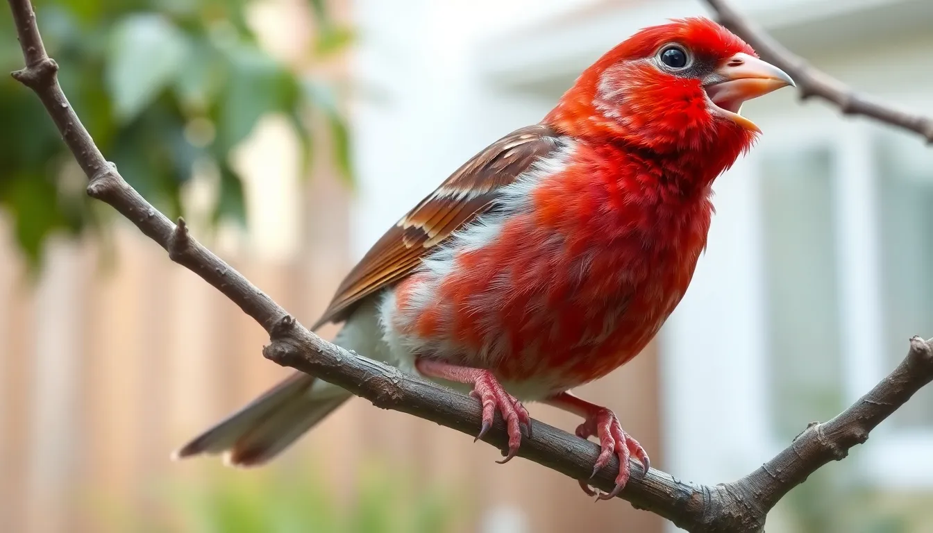 2 house finch bird