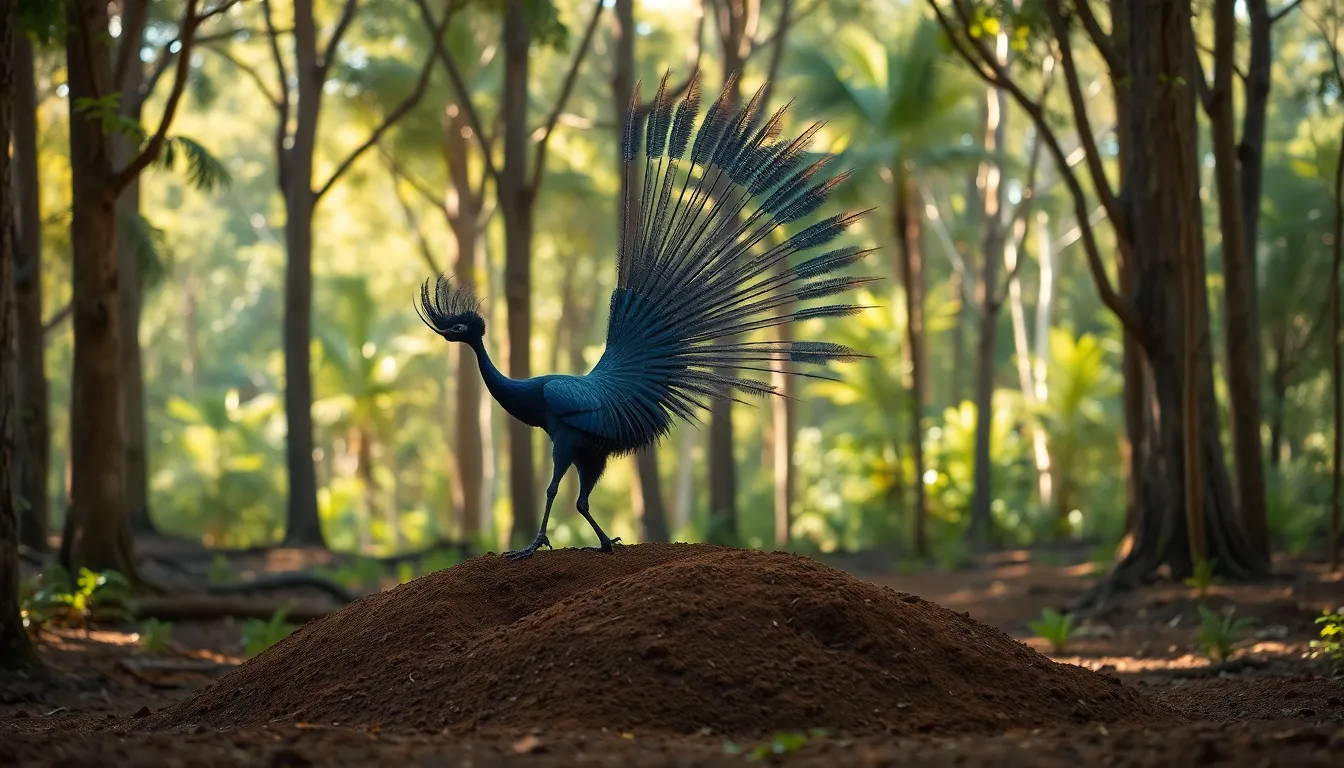 2 lyre bird