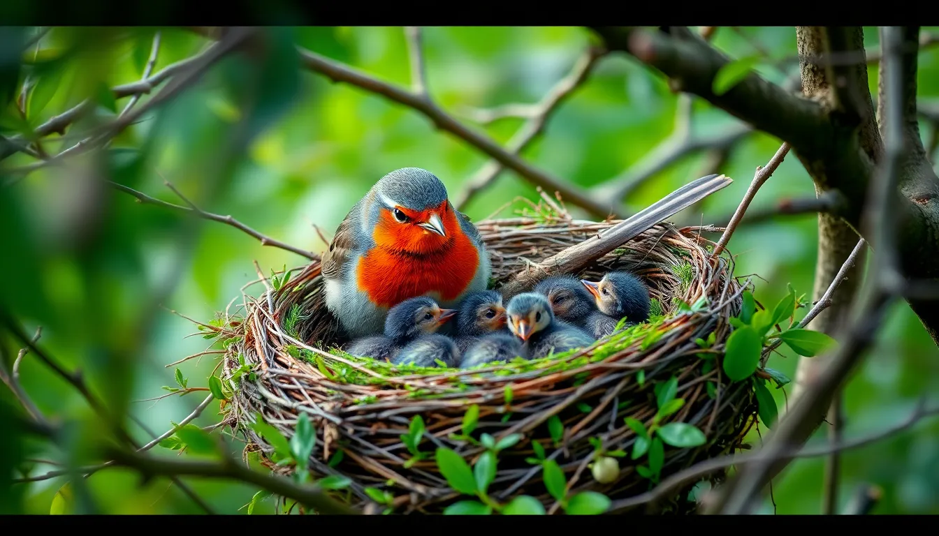 2 mother bird