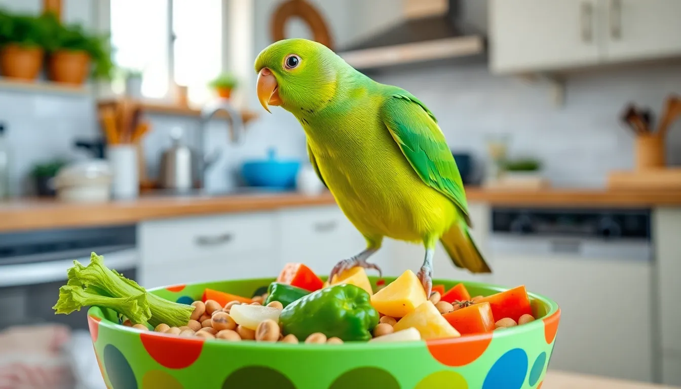 2 parakeet bird