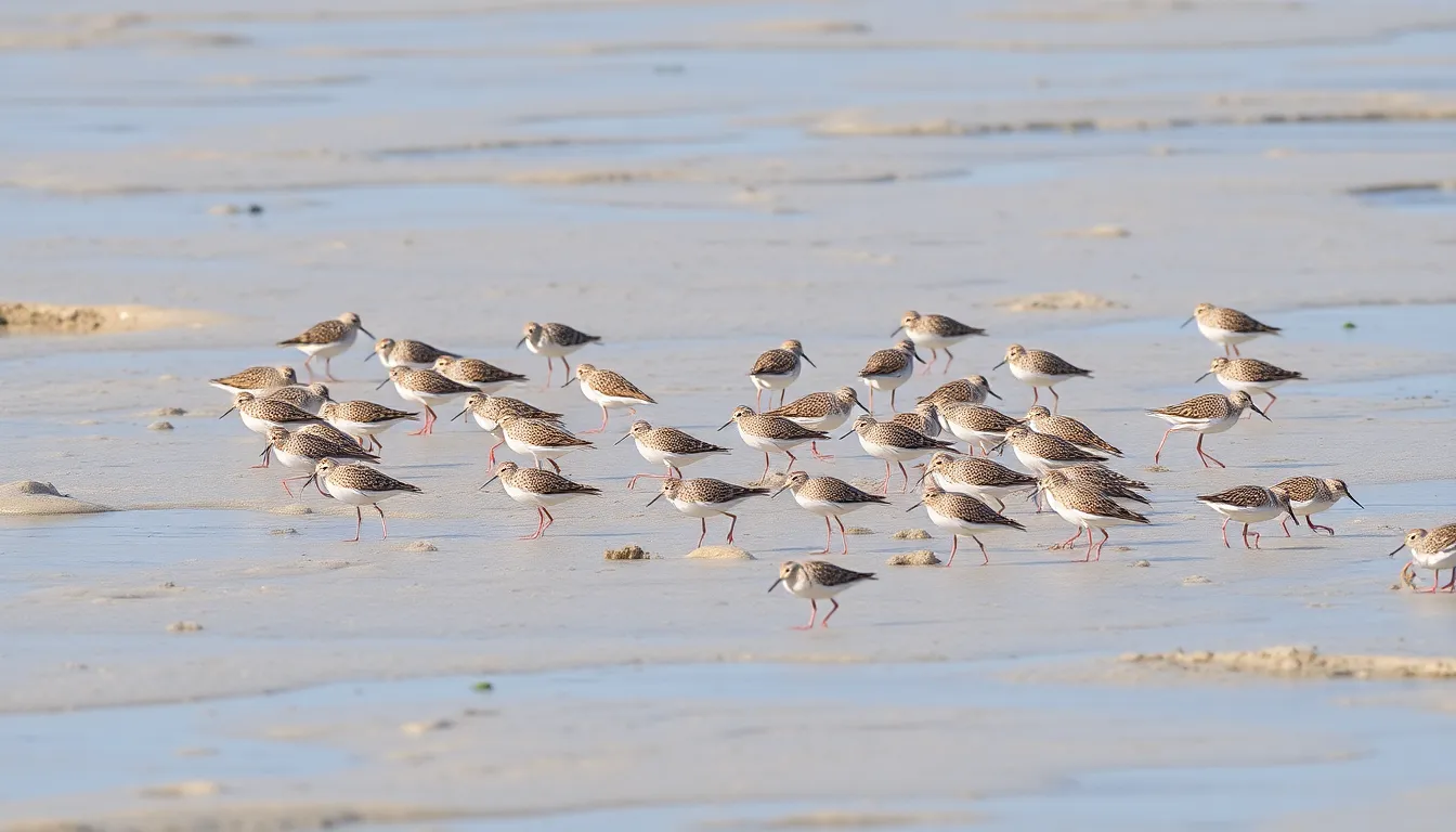 2 sandpiper bird