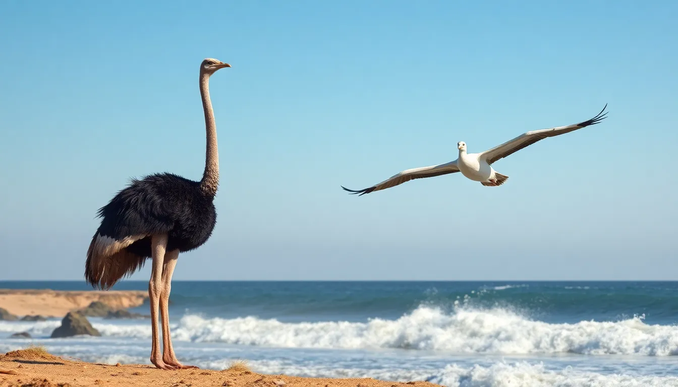The World's Biggest Bird: Ostrich vs Extinct Giants (Weight & Wingspan Compared) 4 3 biggest bird
