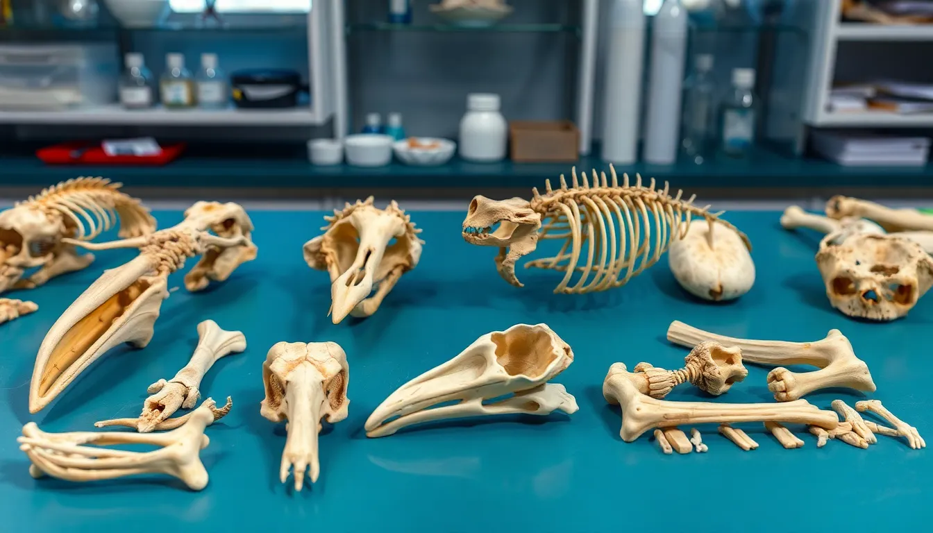 3 bird bones