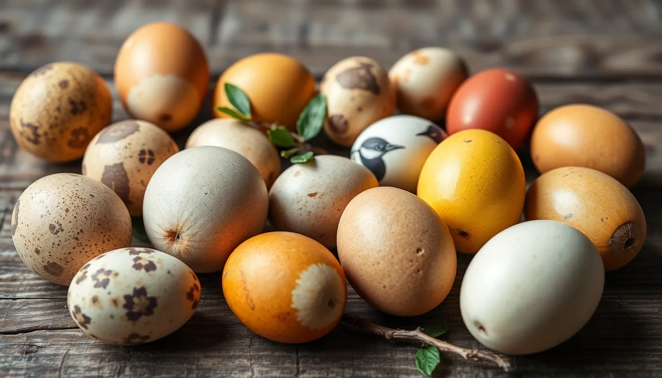 3 bird eggs