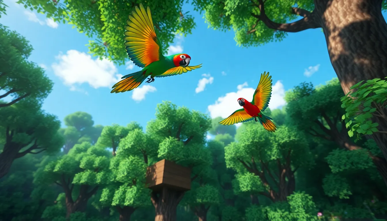 3 bird minecraft