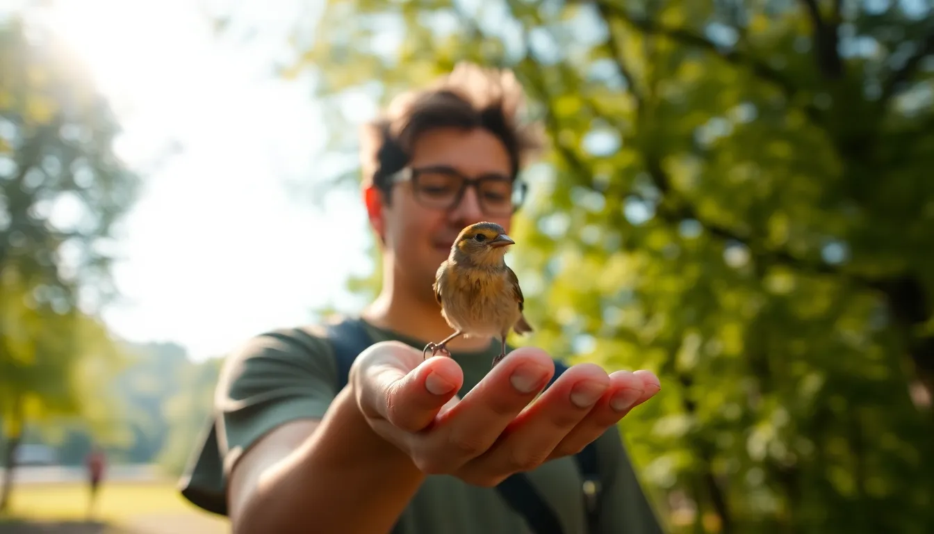 3 bird on hand