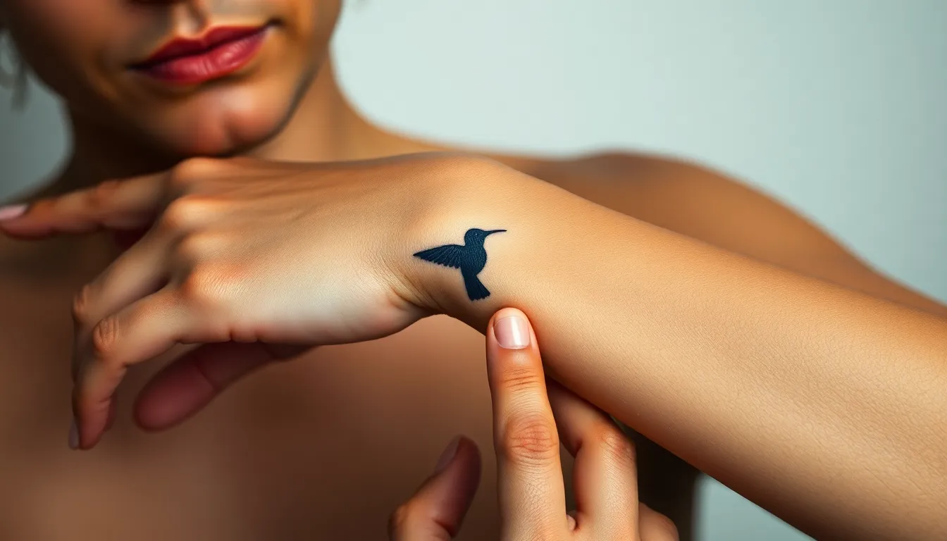 3 bird silhouette tattoos