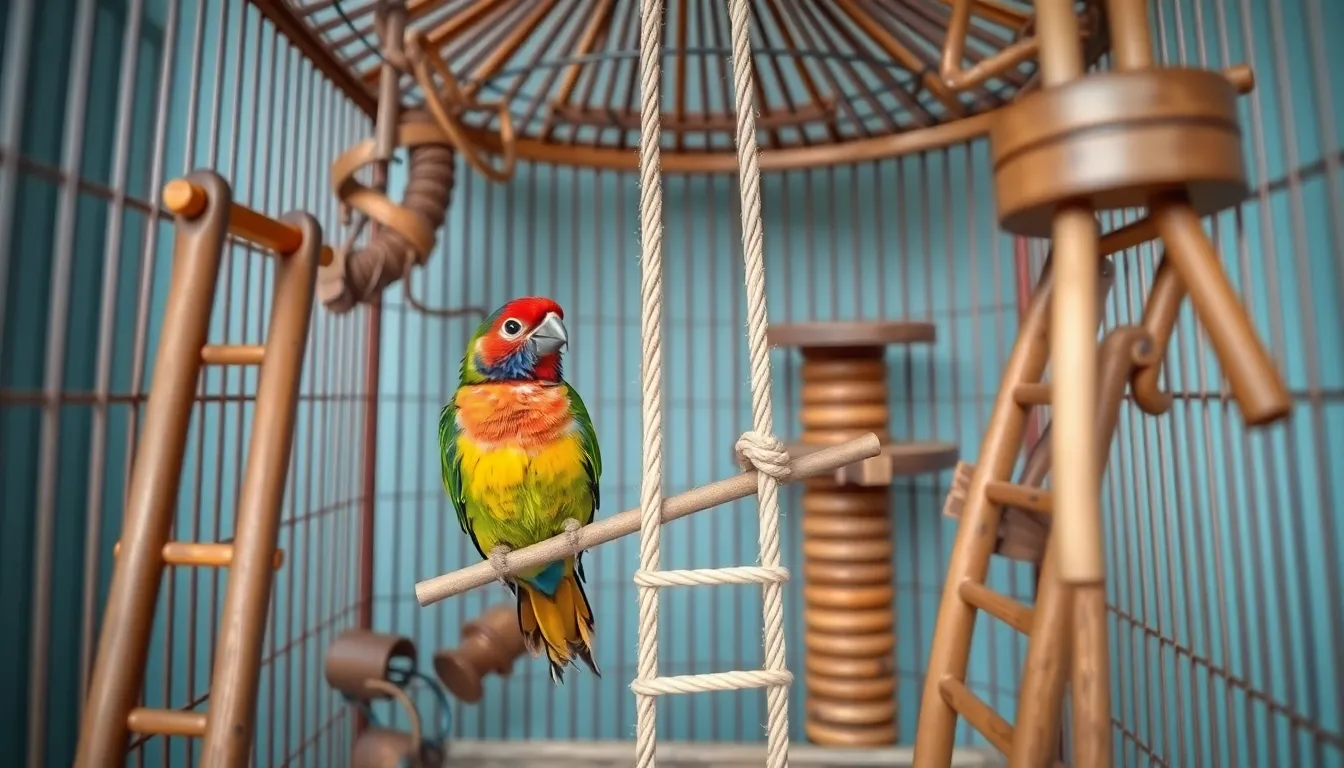 3 bird toys