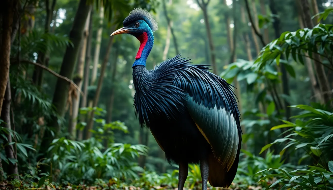 3 cassowary bird