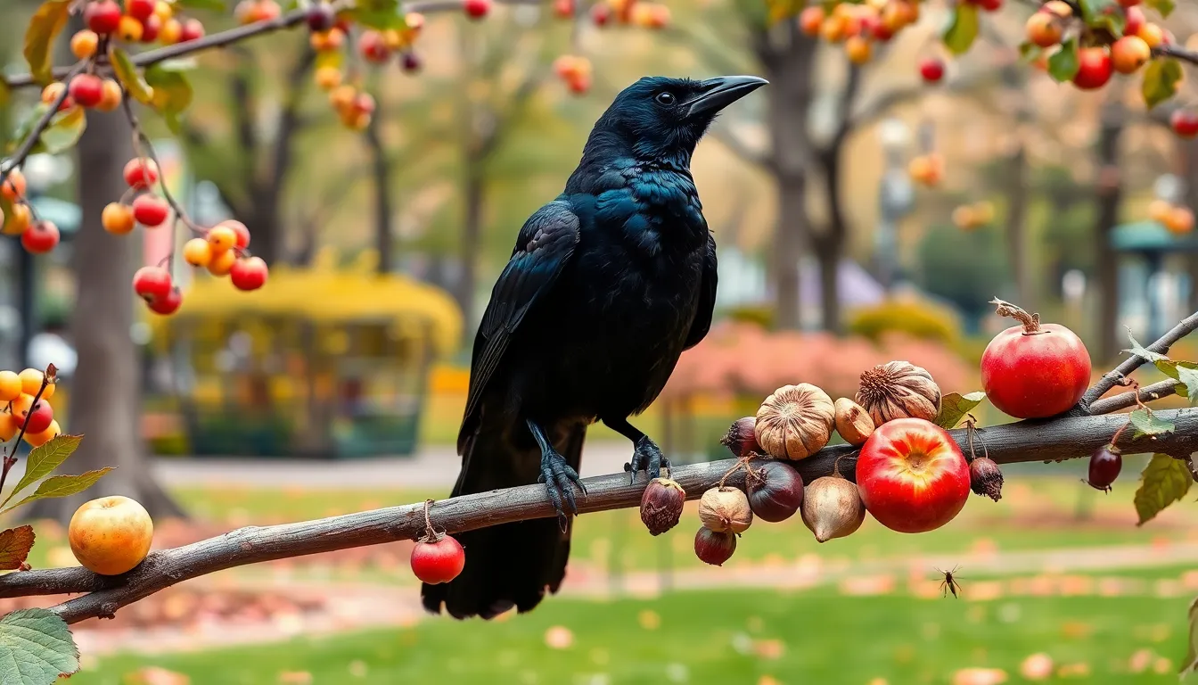3 crow bird