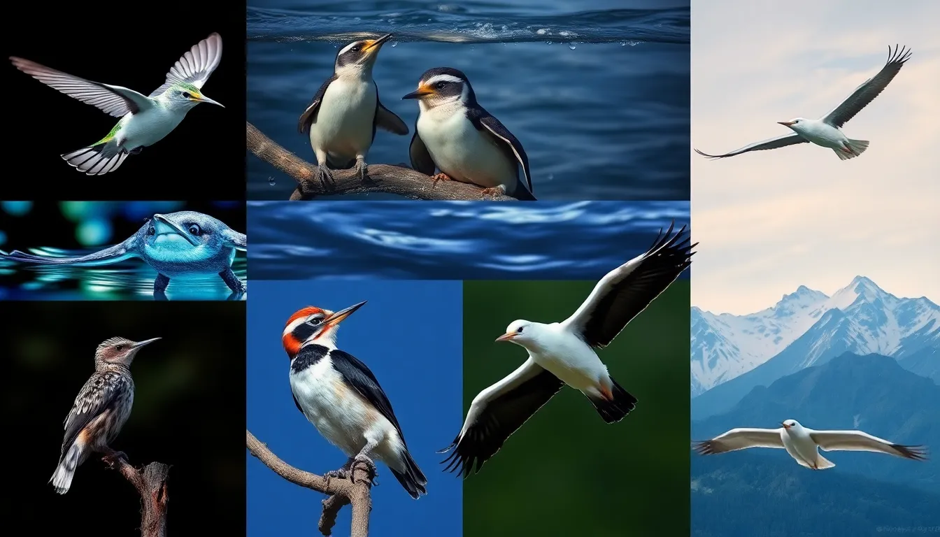 3 parts of a bird