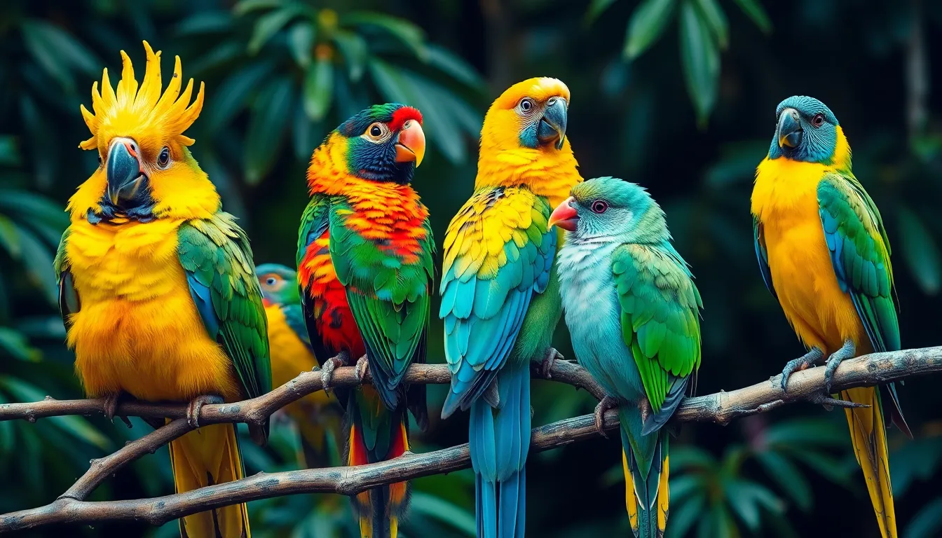 3 pet bird names