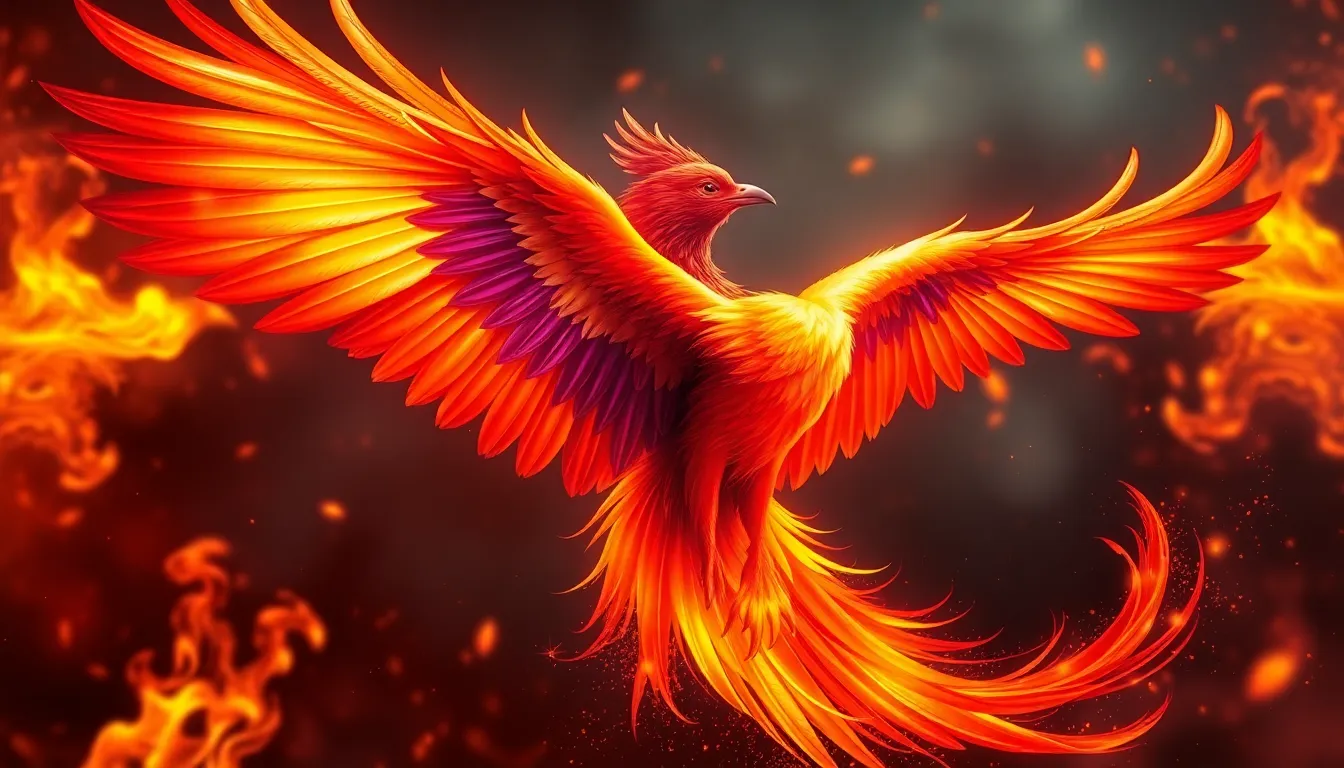 3 phoenix aesthetic bird